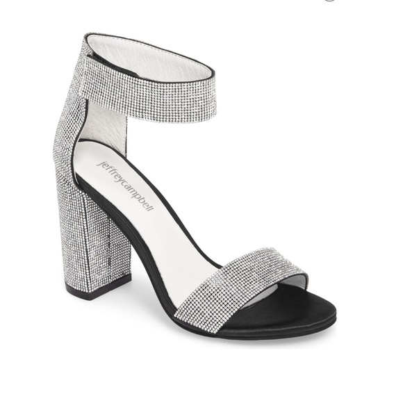 Jeffrey Campbell Shoes - Jeffery Campbell Lindsay crystal Heeled Sandal